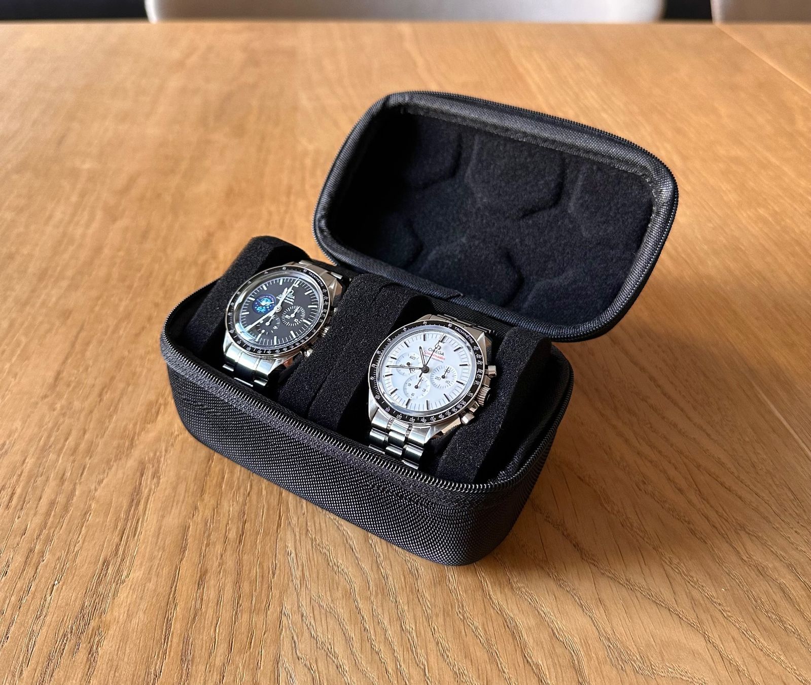 Scatole porta orologi: Uhrenbox für 2 Uhren – Nuovo e nell'imballaggio originale da Solothurn venduto da CaylanK 4