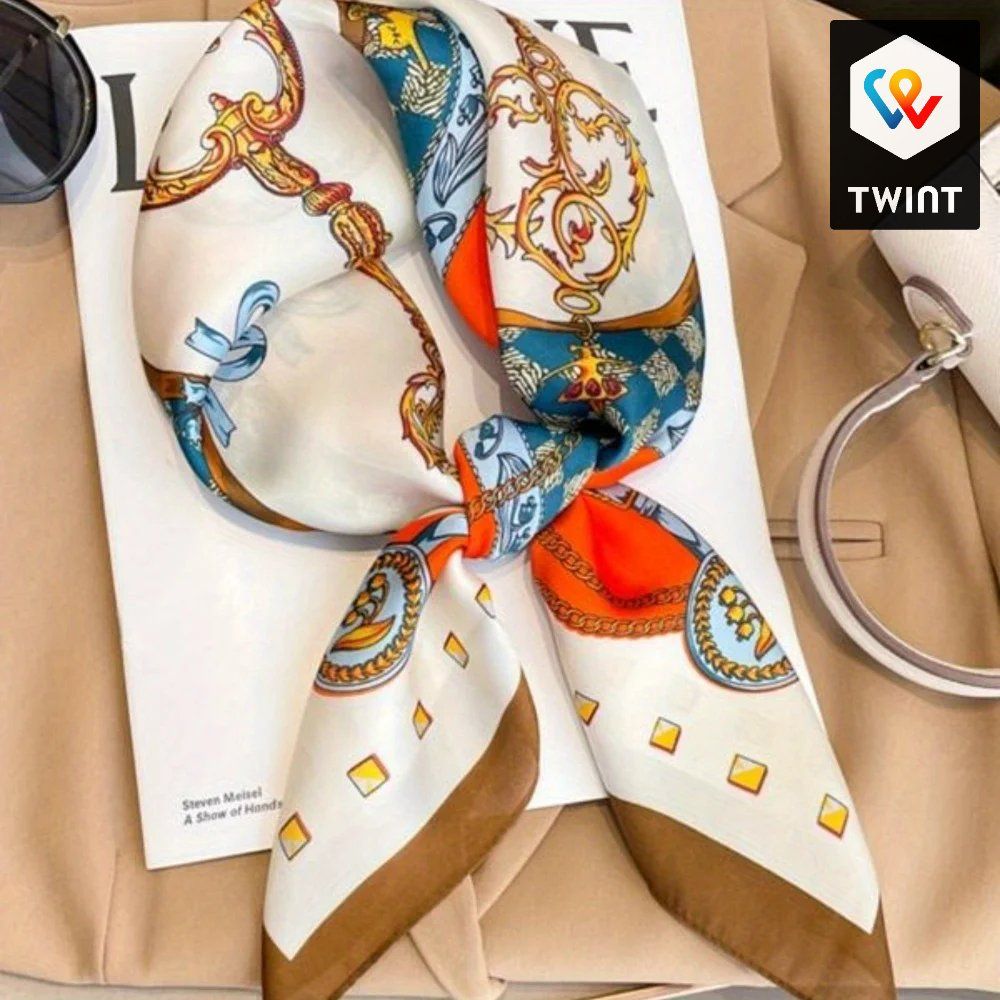 Foulards & écharpes: Écharpe de mode pour dames 70x70cm – Neuf avec emballage d'origine à Saignelégier par onekeystore 2