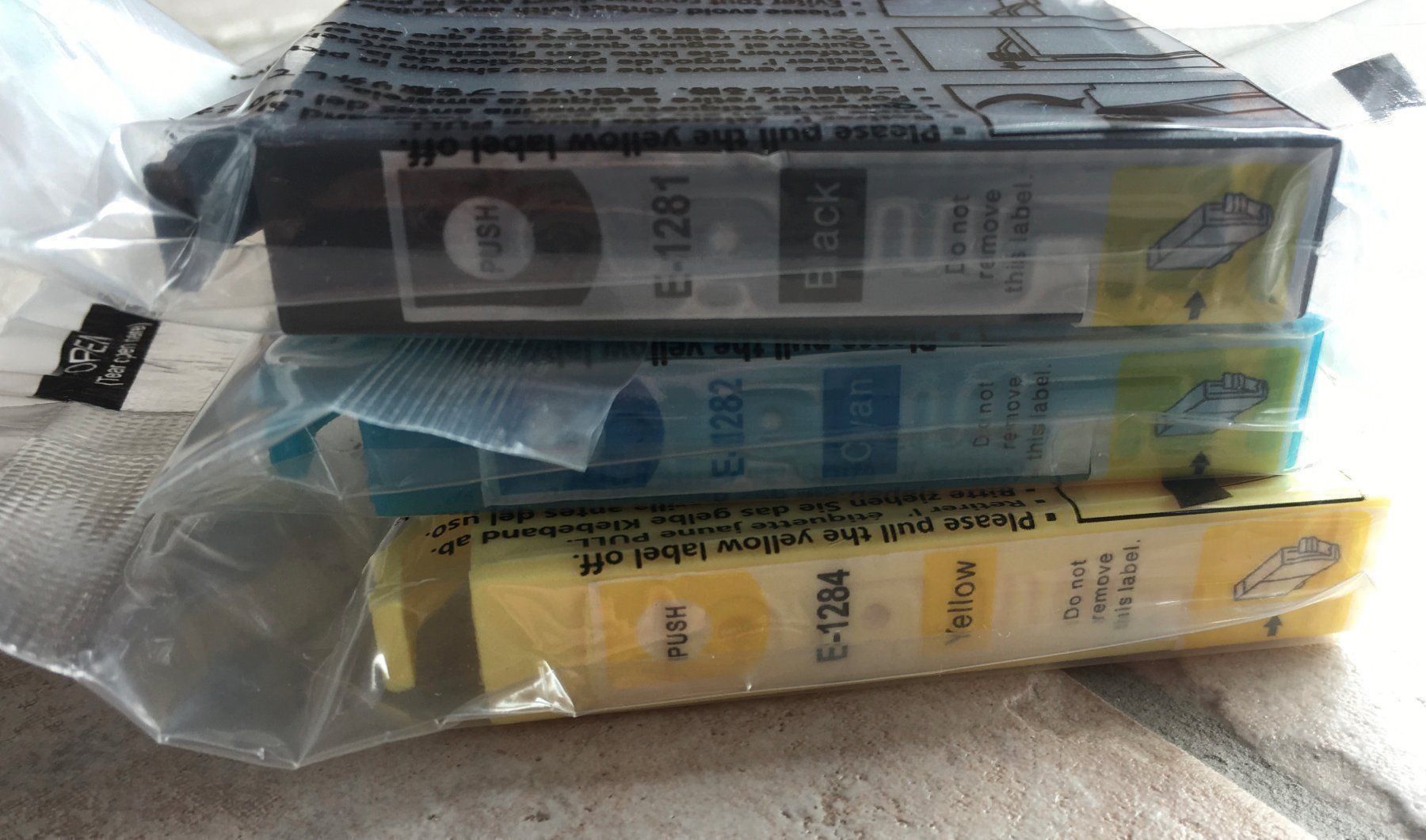 Epson Cartucce per stampanti & toner: Epson Stylus Office E-1281 E-1282 E-1284 – Nuovo (secondo la descrizione) da Saas-Grund venduto da GarageSaleToday