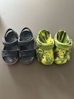 2 Paar Crocs Kinderschuhe Gr. C6 / EU 22–23