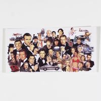 Postkarte James Bond 007 50 Jahre Jubiläum 2012 Artwork Card