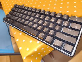 Mechanische Tastatur 60 Prozent schwarz 