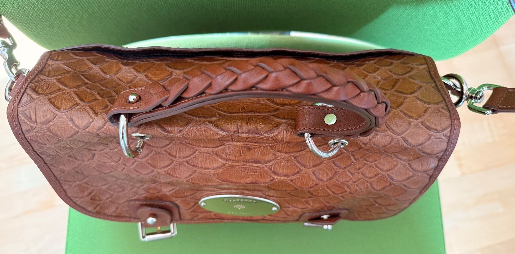 Mulberry Borse: Mulberry Oak Silky Snake Trout Bag – Usato da Frauenfeld venduto da Scleo 4