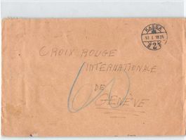 CROIX ROUGE Censored from HUNGARY 1918  Taxmark 60