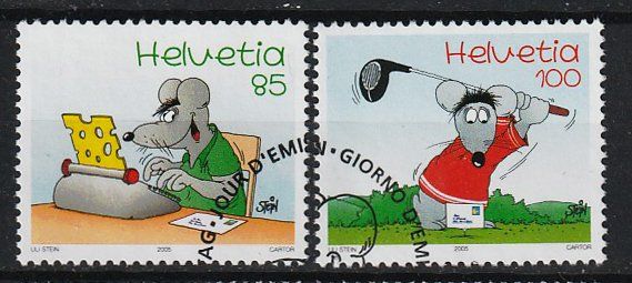 Tutti i francobolli: 2005 Serie Uli Stein ETS – Usato da Arlesheim venduto da gaugi43