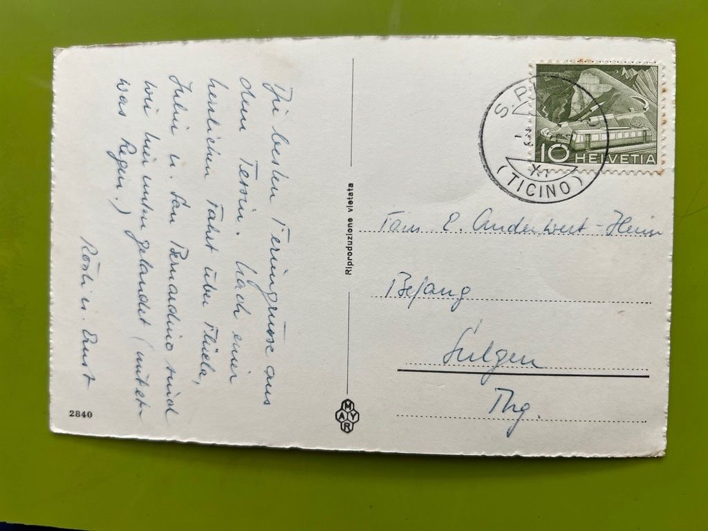 Cartoline postali: Alte Ansichtskarte Stabio Tessin – Usato da Steinach venduto da Momoco 1