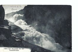 Teufelsbrücke mit Reussfall, Uri