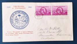 FDC USA / Florida Tallahassee State 1845-1945 / 3. März FLA.