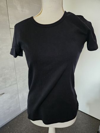 T-Shirt kurzarm ellen amber Gr M 100% Bio Baumwolle schwarz