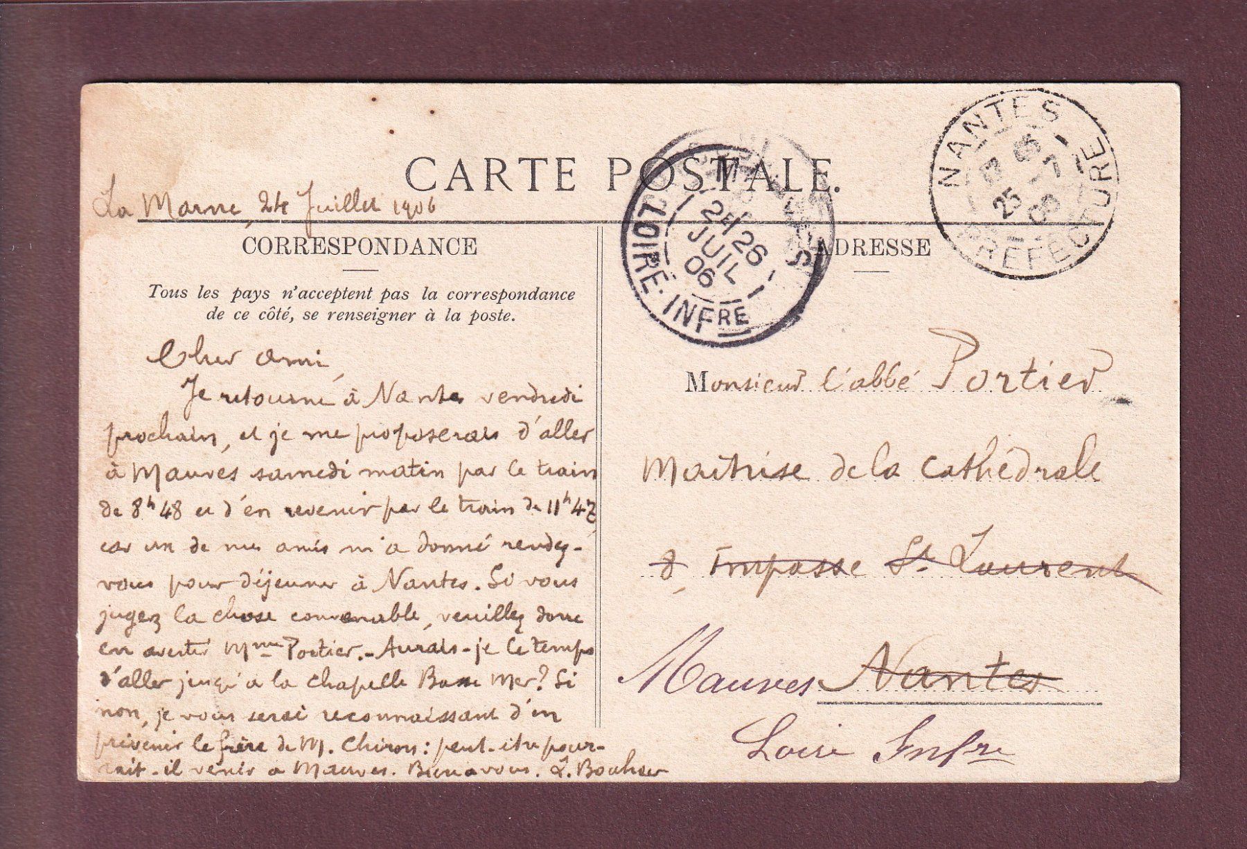 Cartoline postali: PEROLLES - Château Beau-Site - 1906 – Usato da Pully venduto da nicecards 1