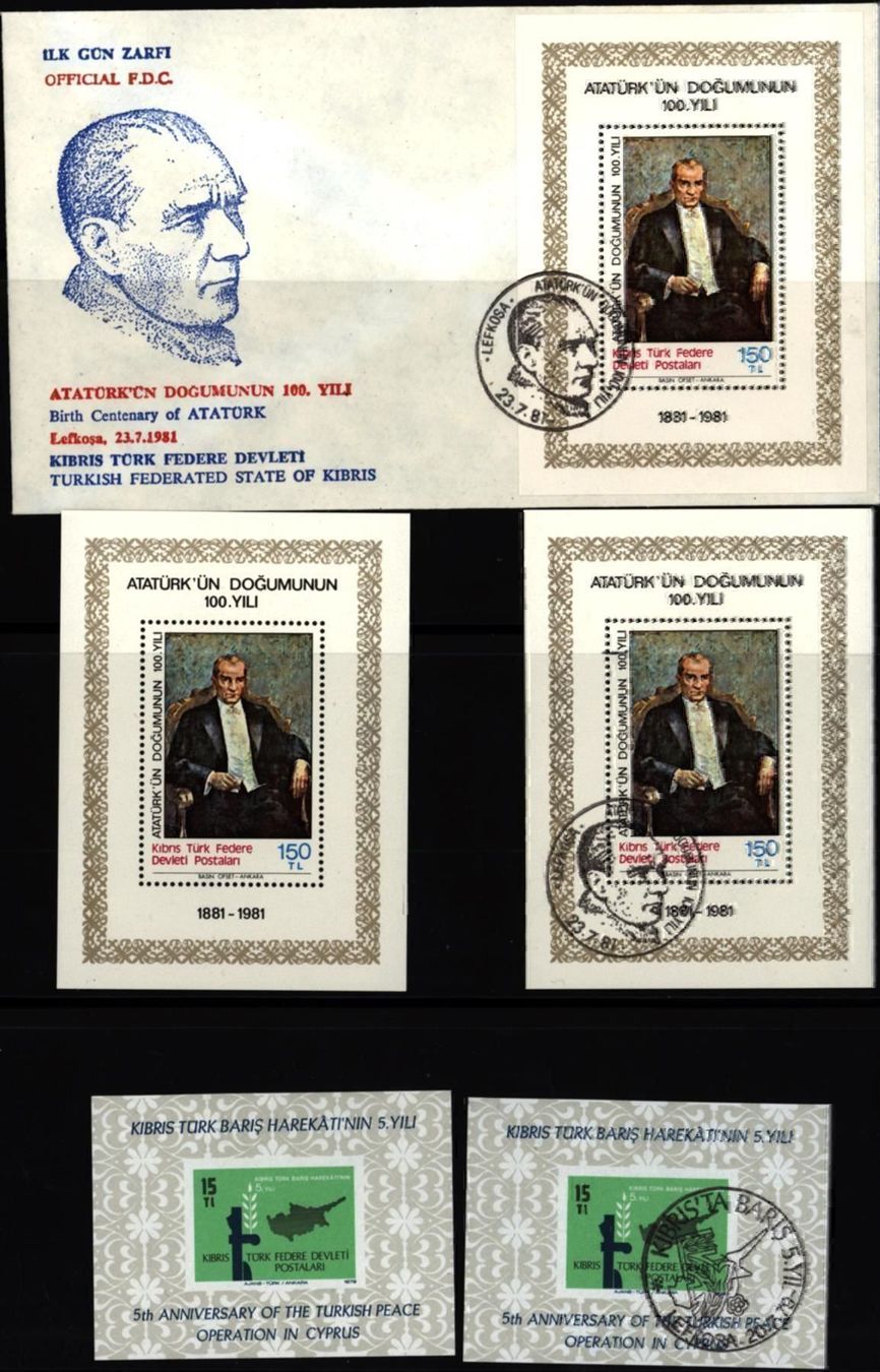 Alle Briefmarken: Zypern Blocks/FDC/** SUPER (K979) – Neu (gemäss Beschreibung) aus Seuzach von Harri19