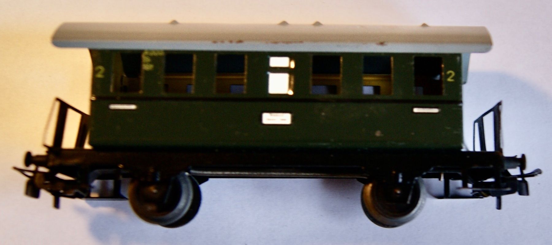 Märklin Modelleisenbahnen: 4 Wagons Marklin 4000.5, Bi 18t, 1958 – Gebraucht aus Morrens VD von alain50 6