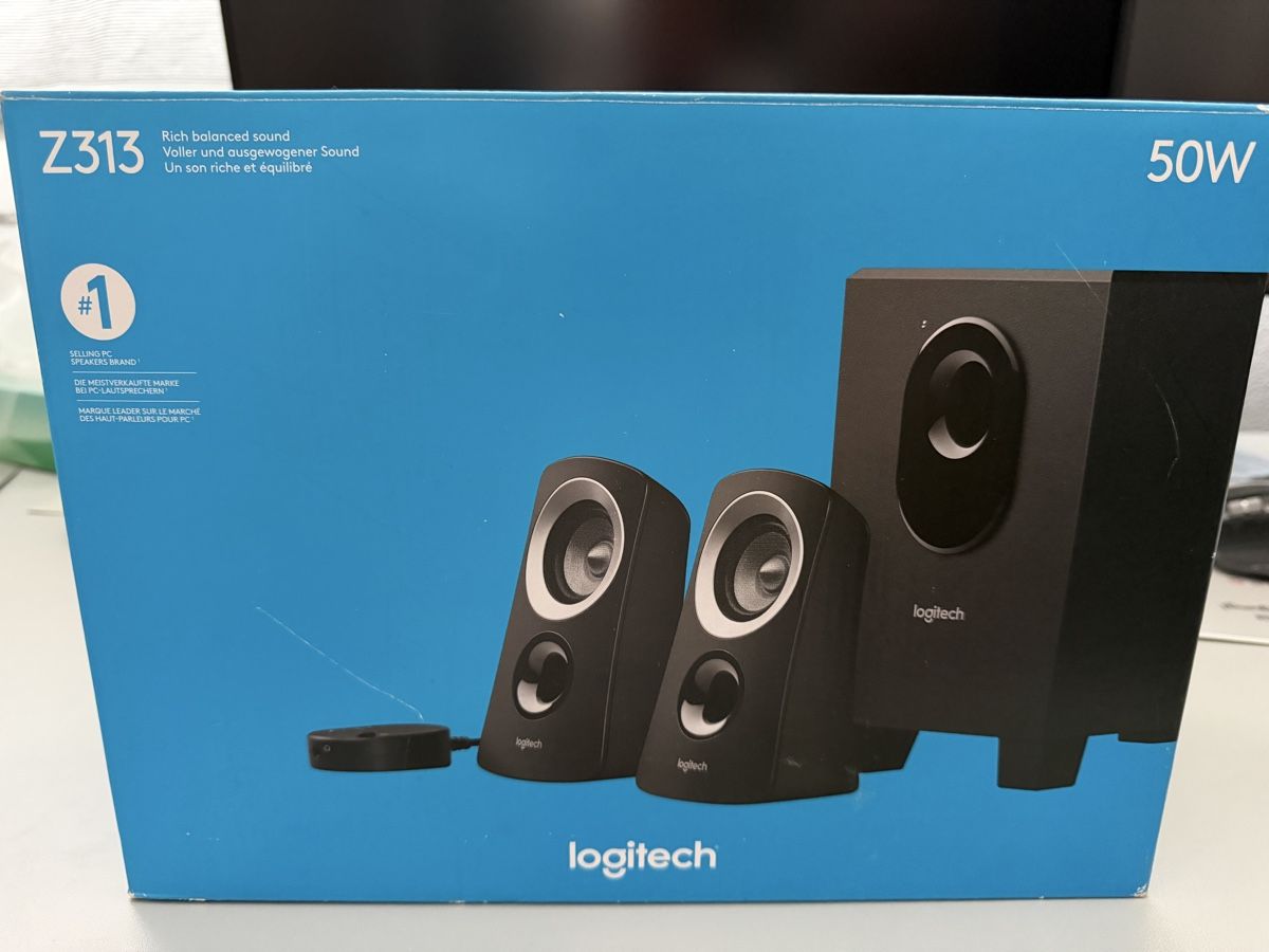 Logitech Casse acustiche: Logitech Z313 PC Lautsprecher 50W – Usato da Courgevaux venduto da mischze