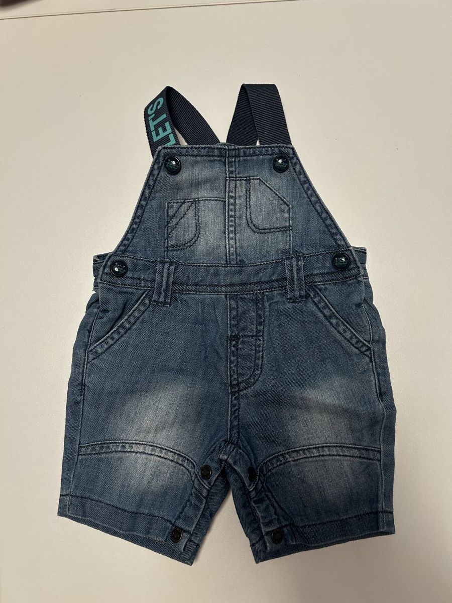 Pantaloni: Salopette jeans Graine de blé, 6 mois – Usato da Mont-sur-Rolle venduto da Rizzoalma