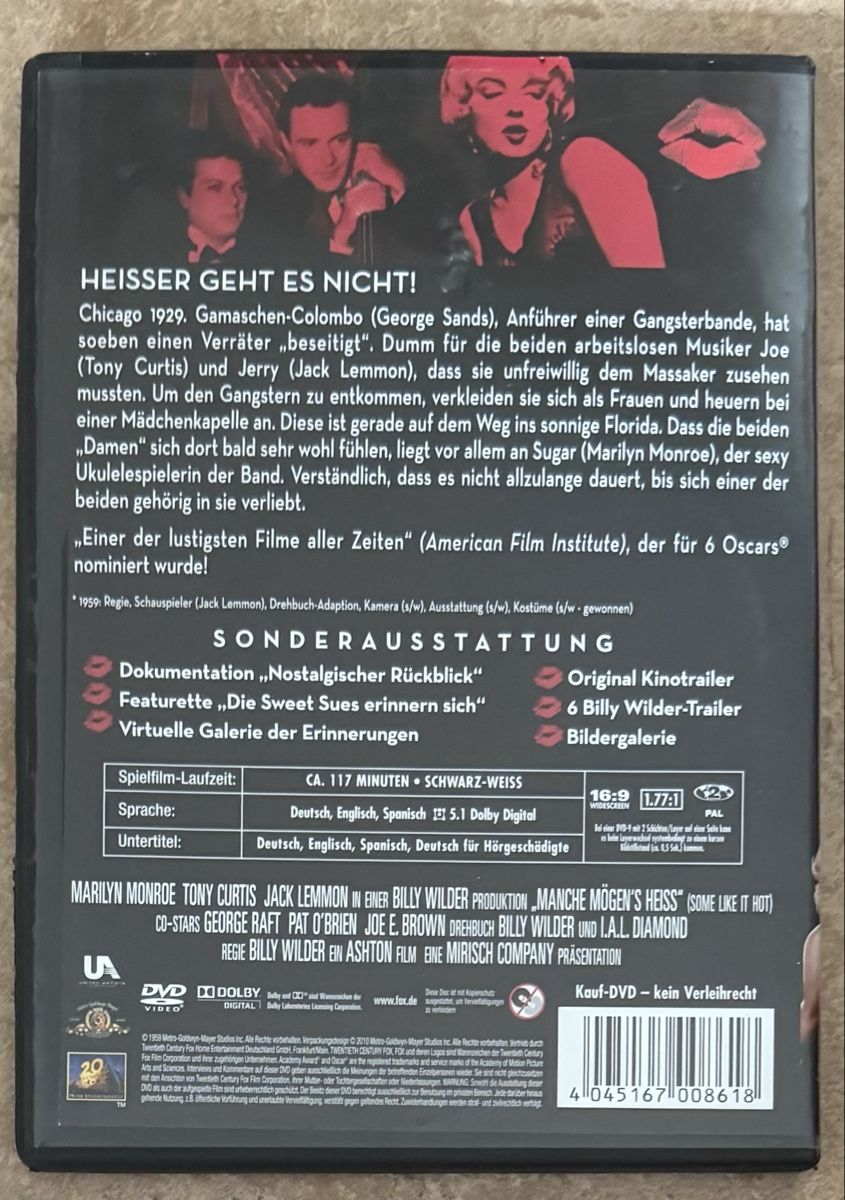 Tutti i DVDs: MANCHE MÖGEN‘S HEISS  – Nuovo (secondo la descrizione) da Dietikon venduto da AndreaSch01 1