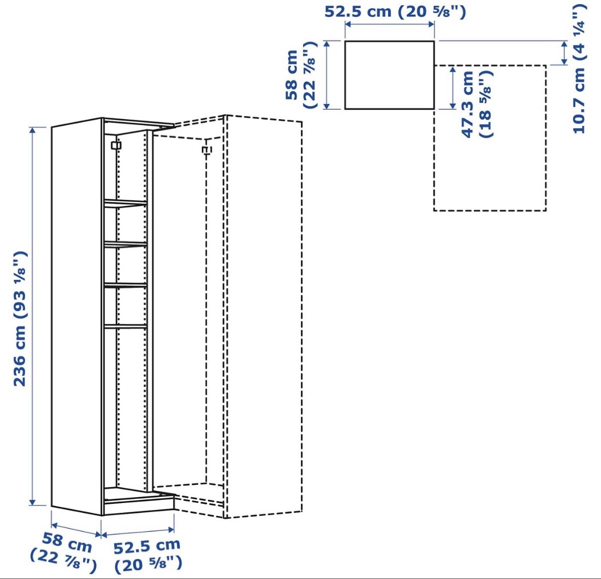 Ikea Schränke: Ikea PAX Eckanbauelement – Gebraucht aus Aesch BL von R.Luca 2