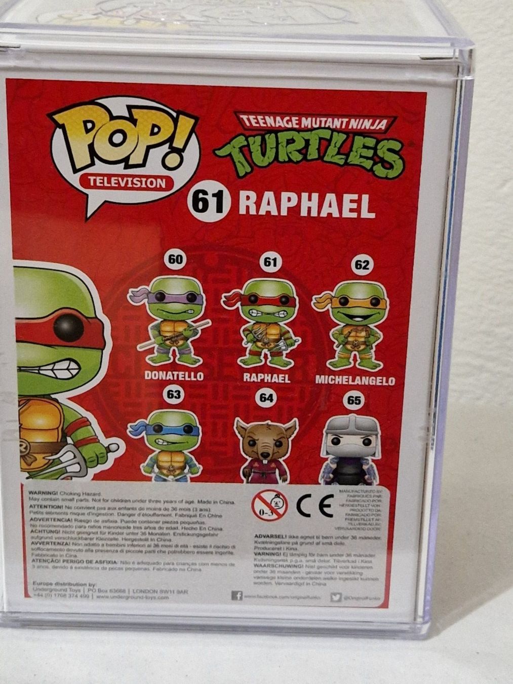 Funko Figuren: Funko Pop Ninja Turtels Raphael #61+ Acryl-Schutzhülle – Neu (gemäss Beschreibung) aus Igis von Vulleta.38 4