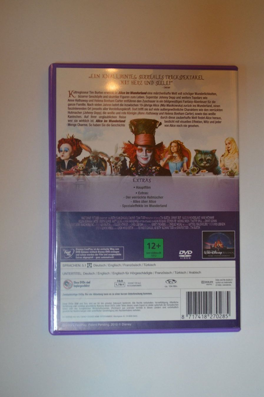 Tutti i DVDs: Alice im Wunderland – Usato da Amden venduto da Arven-Schmuck 1