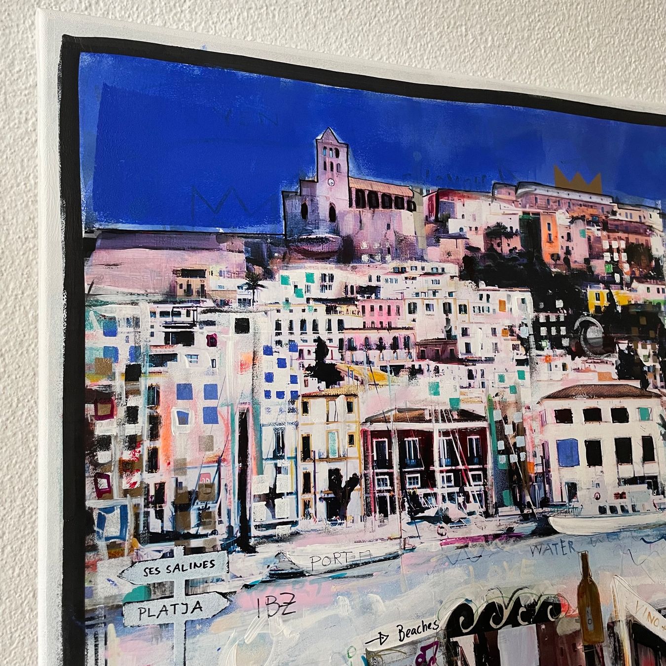 Foto & Immagini: Ibiza Pop Art Kunst Neo Expressionismus Tapas Palmen Bild – Nuovo (secondo la descrizione) da St. Niklausen LU venduto da Stefan_Bammert_Art 2