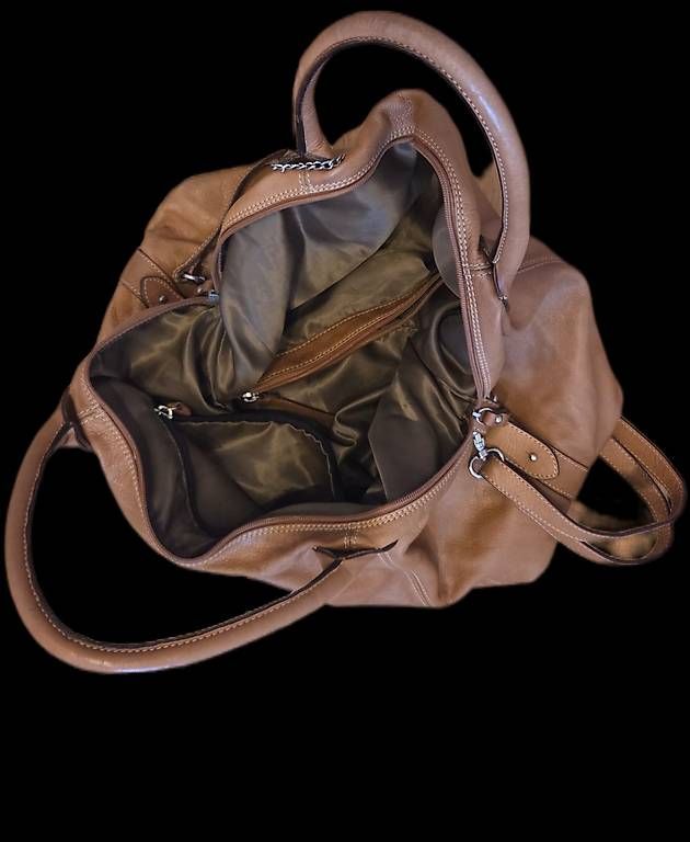 Taschen für Damen: Braune Ledertasche – Gebraucht aus Zürich von denise_g 1