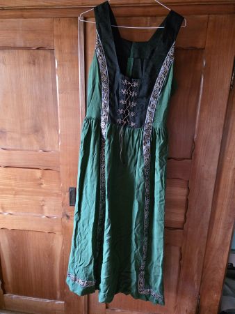 Damen Frauen Tracht Bauern Kleid Schürze Dirndl