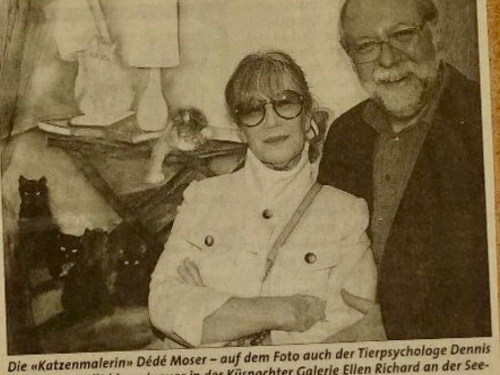 Dipinti: Original Katzenbild von Dédé Moser – Usato da Au ZH venduto da hoppundex 6
