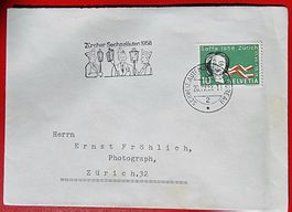 ZÜRCHER SECHSELÄUTEN AUTOMOBILPOST BUREAU 2 1958
