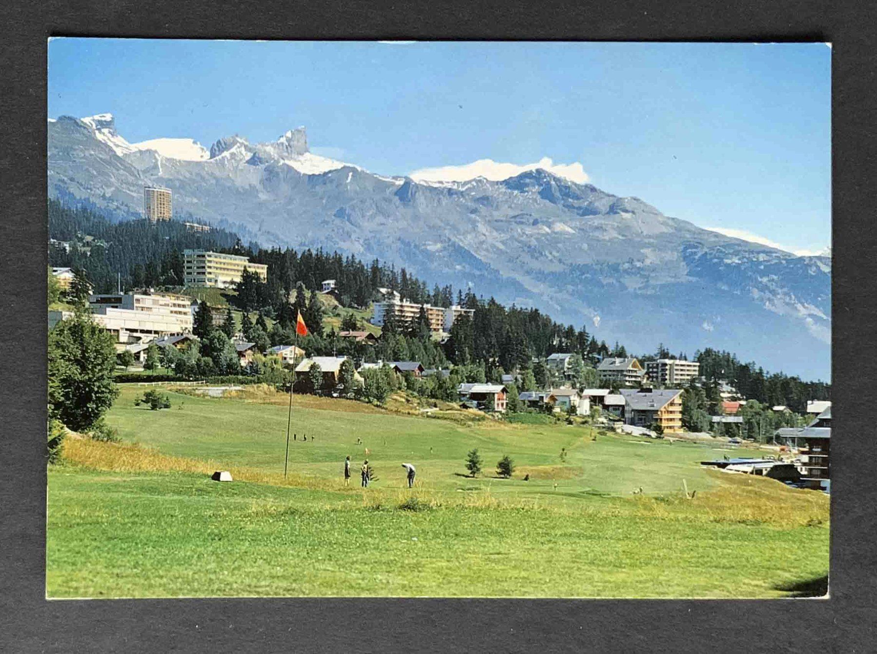 Cartoline postali: AK Montana sur Sierre – Usato da Goldau venduto da artelier1