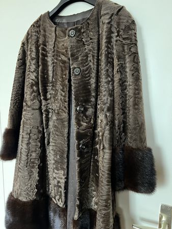 Exclusive Designer Coat: Swakara and Mink