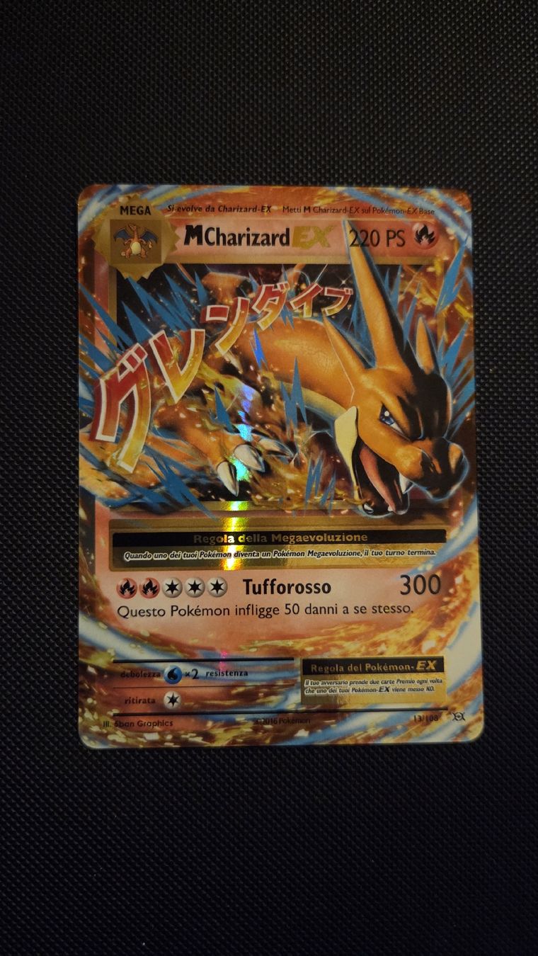 Pokémon Cartes à collectionner: MCharizard EX EVO ITA 2016 – D'occasion à Curio par CATE13