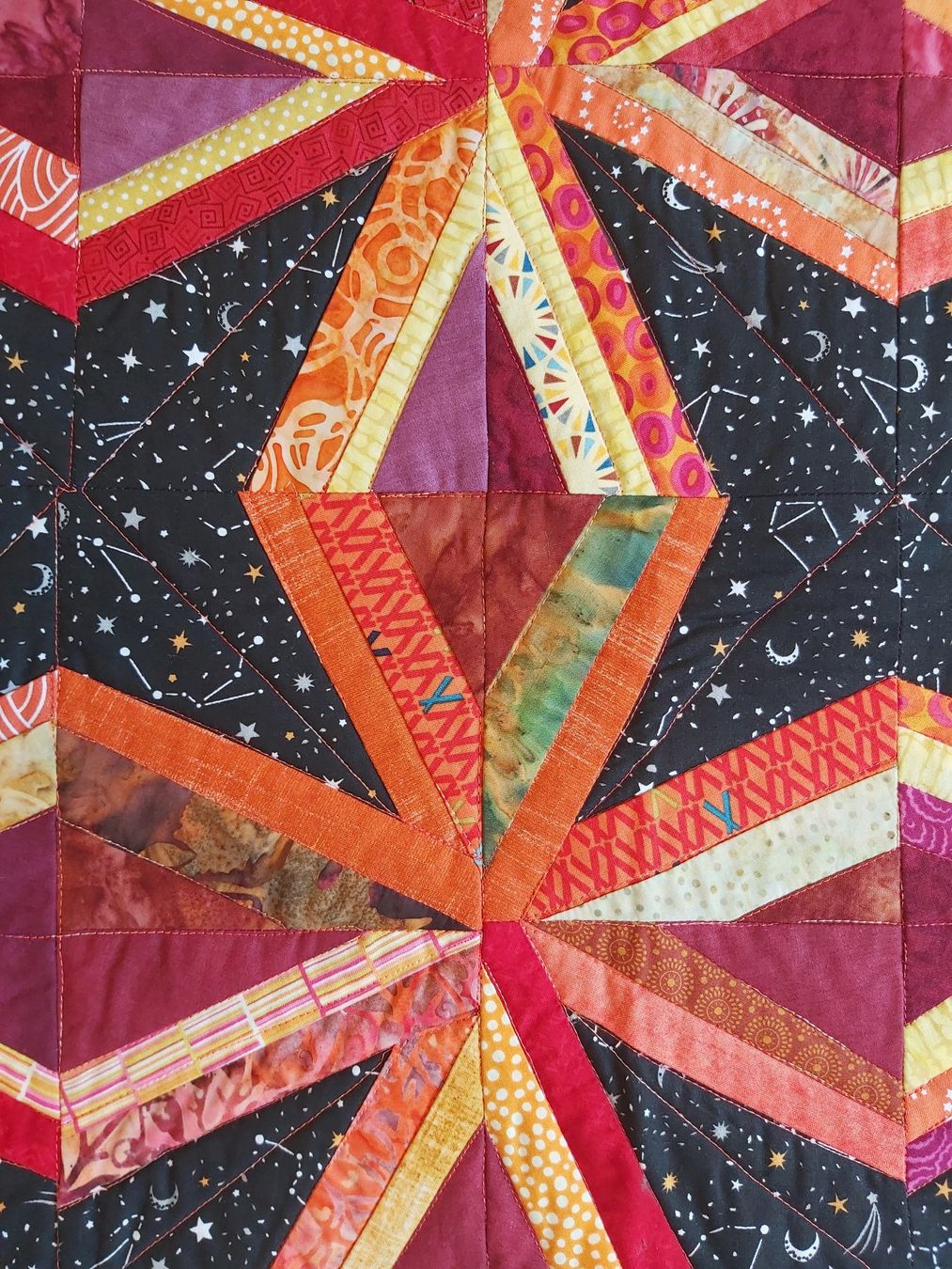 Tutte le decorazioni: Patchwork Quilt "Kometenschweif" Unikat 115 x 63 cm – Nuovo (secondo la descrizione) da Wetzikon ZH venduto da Meltingpot29 2