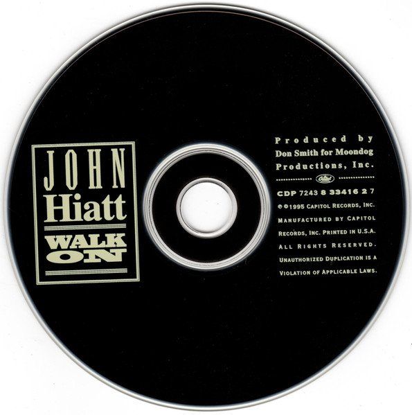 CD: John Hiatt – Walk On – Usato da St.Gallen venduto da jalamusic 2