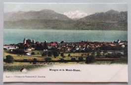 Morges et le Mont-Blanc