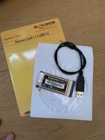 DeLOCK Express Card 1x USB 3.0 Adapter mit Zubehör