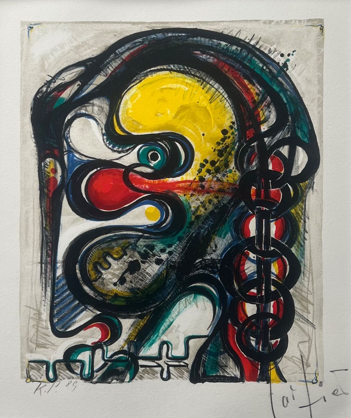 Arts picturaux & lithographies: Paul Cartier, handsigniert – D'occasion à Rain par Pic-Ass