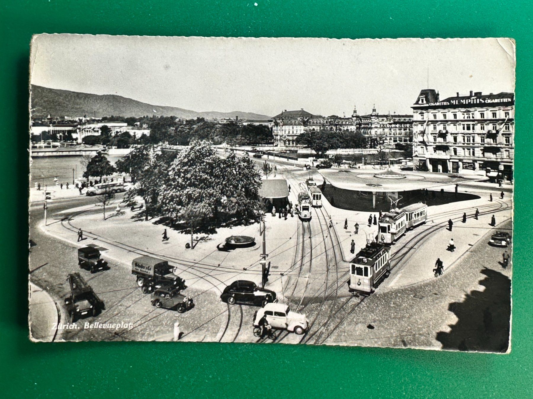 Cartoline postali: Zürich, Bellevueplatz - Oldtimer !!! – Usato da Steg VS venduto da _vinci_