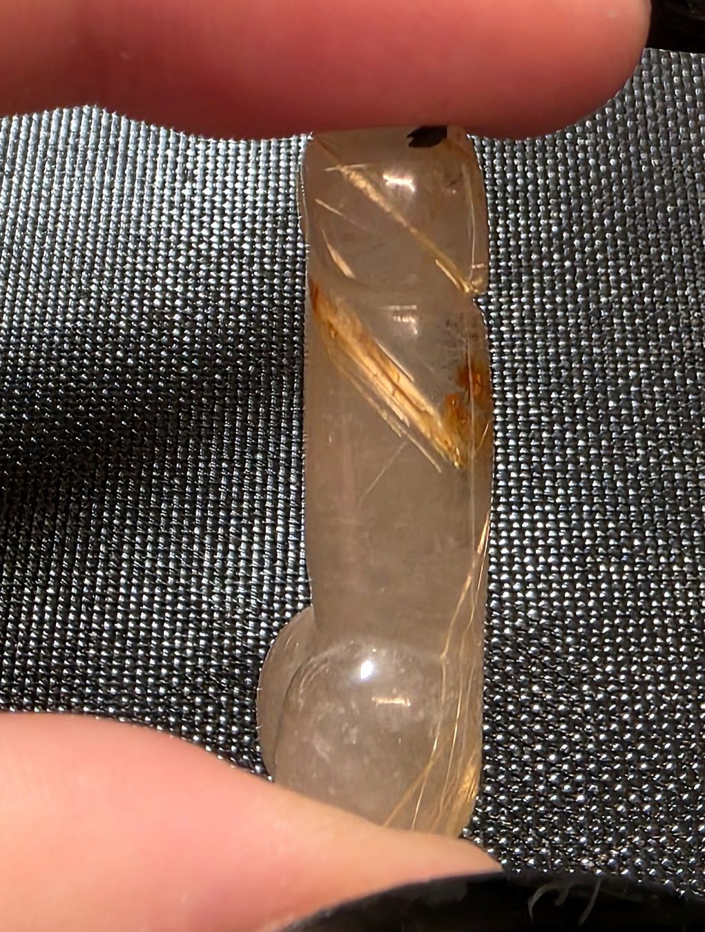 Minerali & Pietre curative: 2 Goldrutil Mini Phallus – Nuovo (secondo la descrizione) da Matzingen venduto da Shay_Crystalz 1