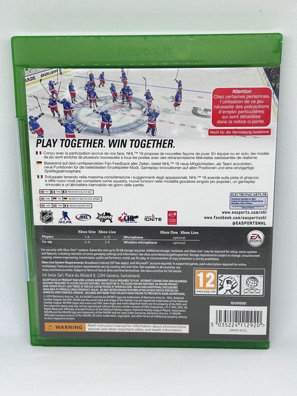 Microsoft Giochi: NHL 16 - PAL - XBOX one - New – Nuovo (secondo la descrizione) da Giubiasco venduto da LorisVale 1
