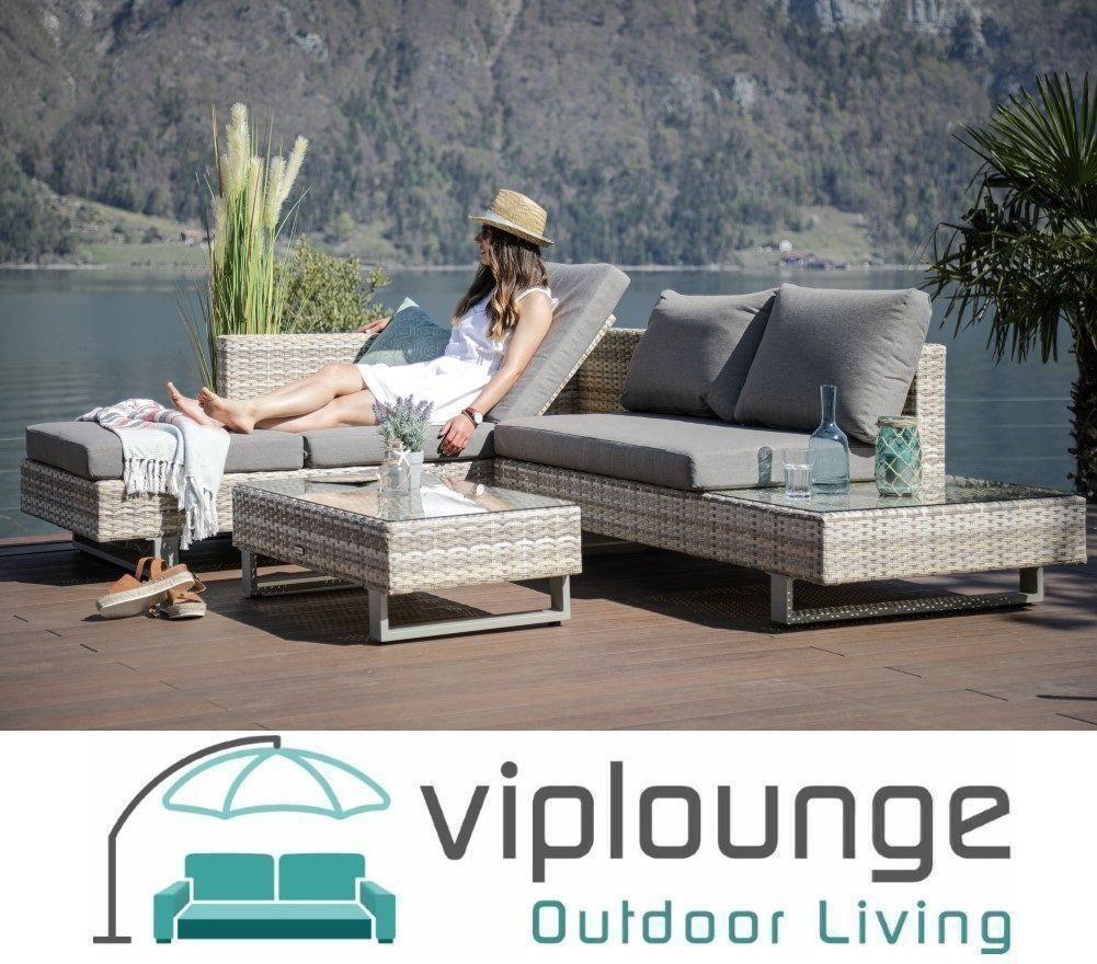 Viplounge Divani: Rattan Lounge mit Liege – Nuovo e nell'imballaggio originale da Uznach venduto da viplounge 3