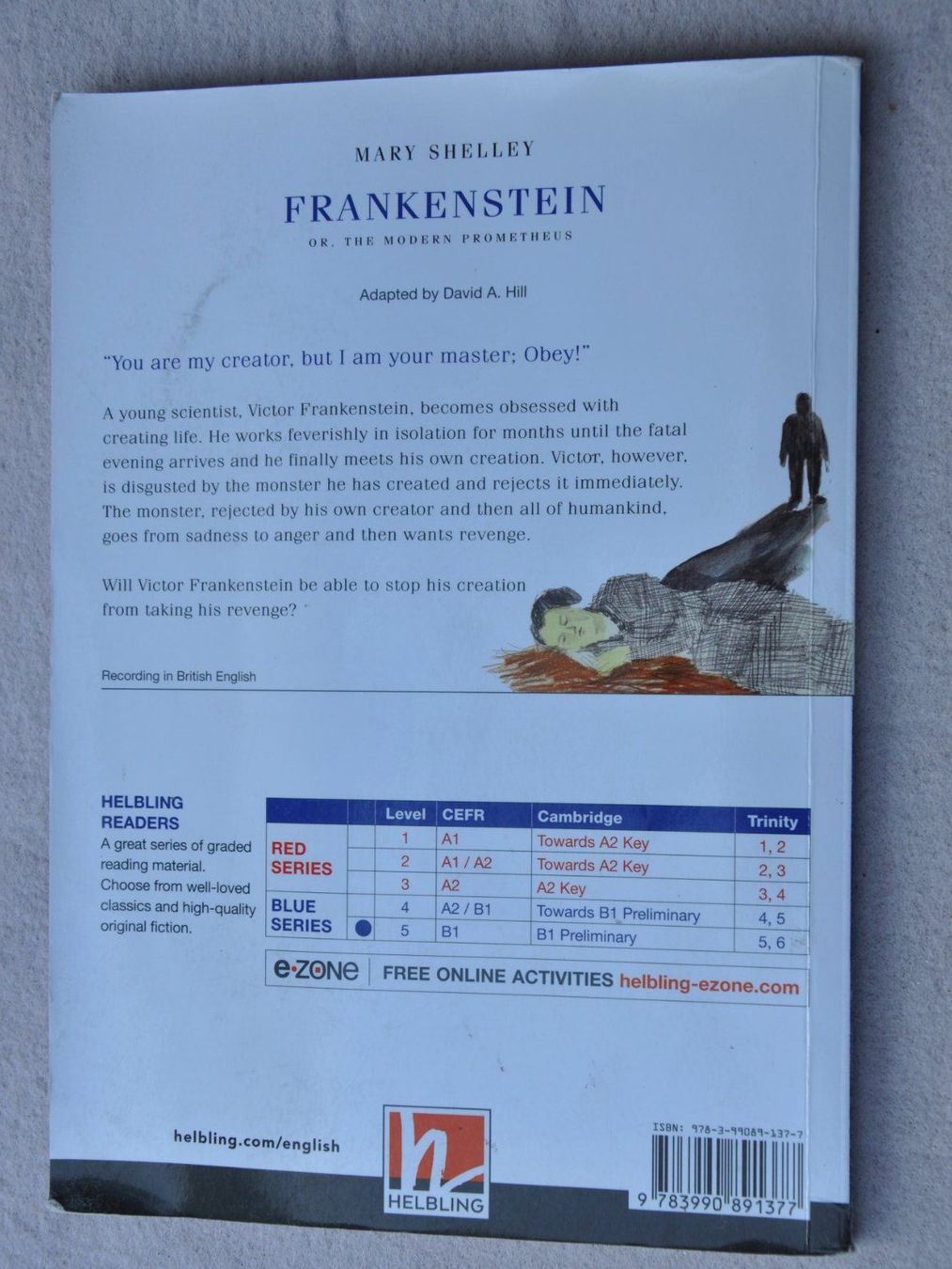 Libri: Frankenstein or the modern Prometheus - Mary Shelly - B1 – Usato da Fully venduto da Minouchka 2