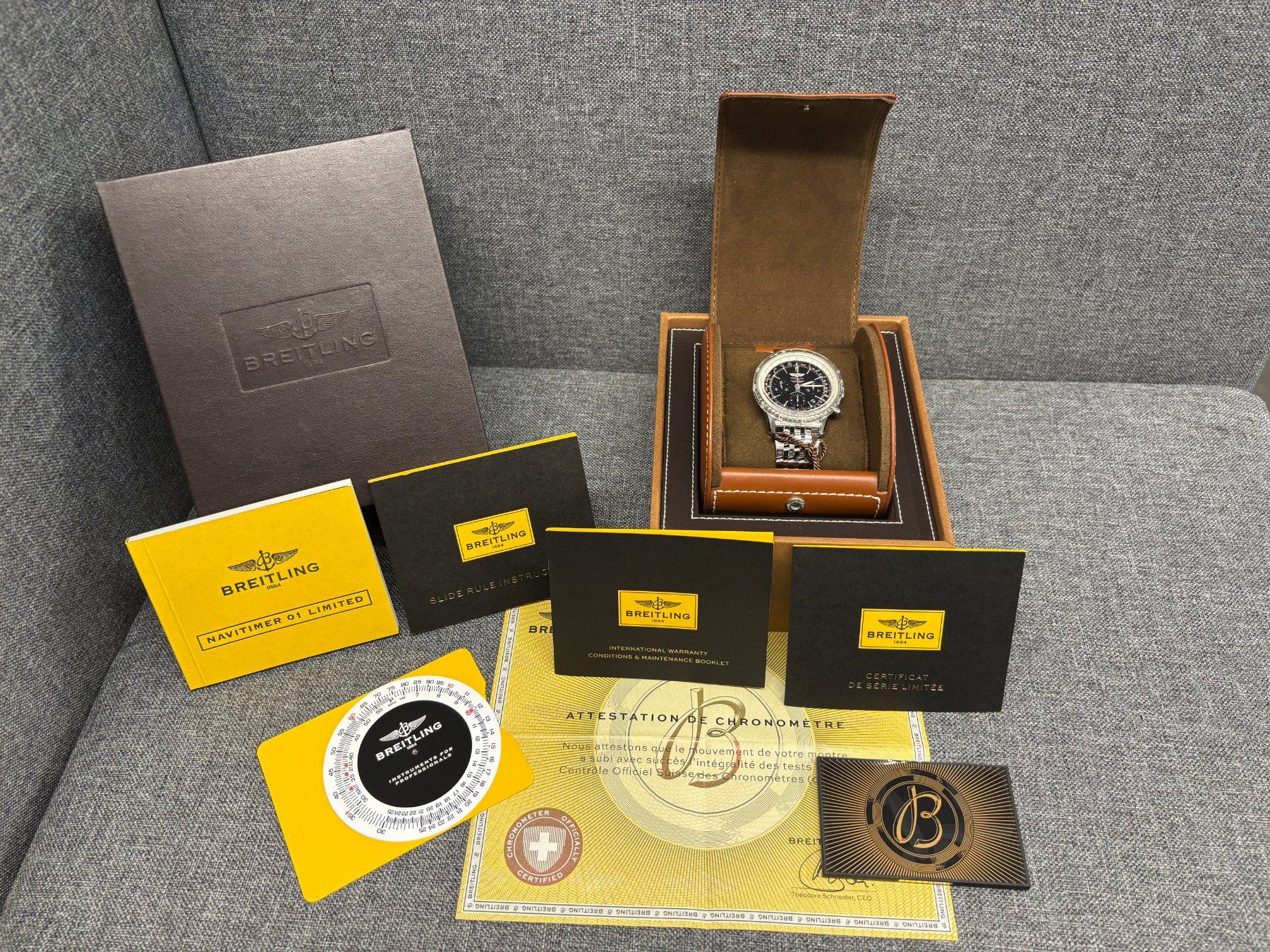 Breitling Orologi: Breitling Navitimer B01 Limited Edition 400 Stk. Weltweit – Usato da Grenchen venduto da chaga1234 6