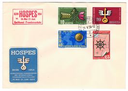 Lettre  BPA HOSPE BERNE A645 24.V.54