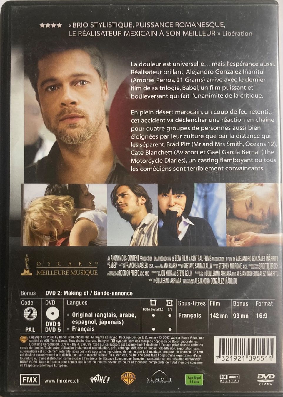 Tutti i DVDs: BABEL – Usato da Poliez-Pittet venduto da Newtown-Records 1
