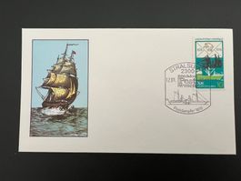 DDR Sonderbrief Stalsund Postdampfer 1990  (R652)