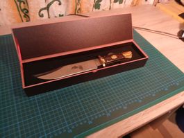 Jagdmesser "American Mint" mit Holzgriff im Top Zustand!