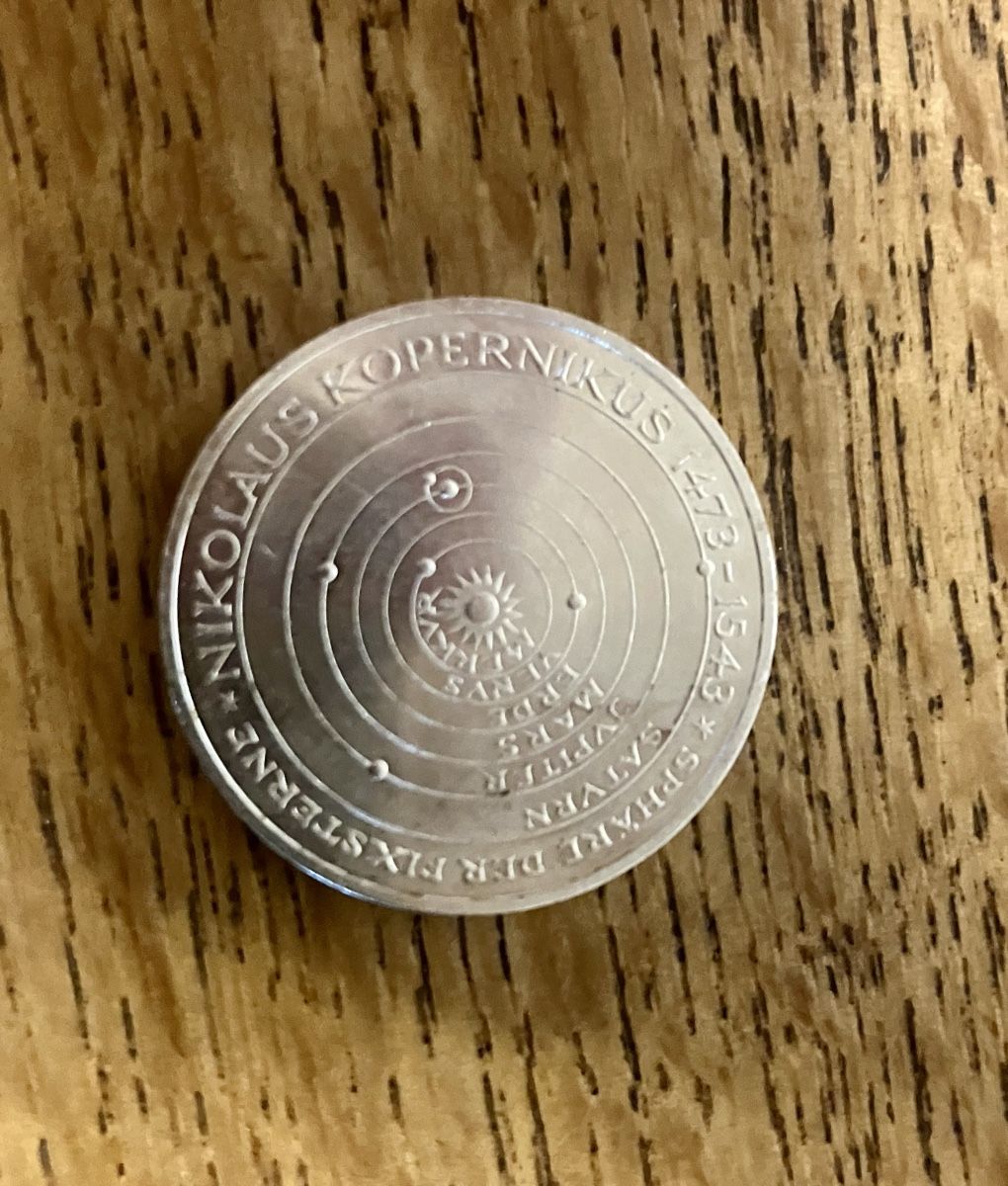 Tutti le monete: Pièce 5 Deutsche Mark 1973 Copernic état correct – Usato da Puidoux venduto da lemacos 2