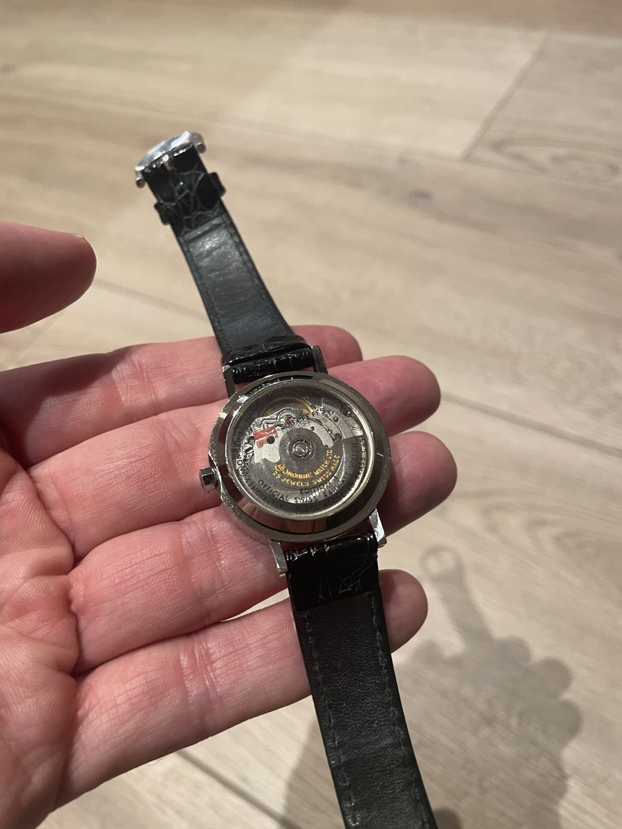Mondaine Orologi: Mondaine Ecomatic Watch - Leather Strap - 33mm – Usato da Baar venduto da dieUhrenwerkstatt 7