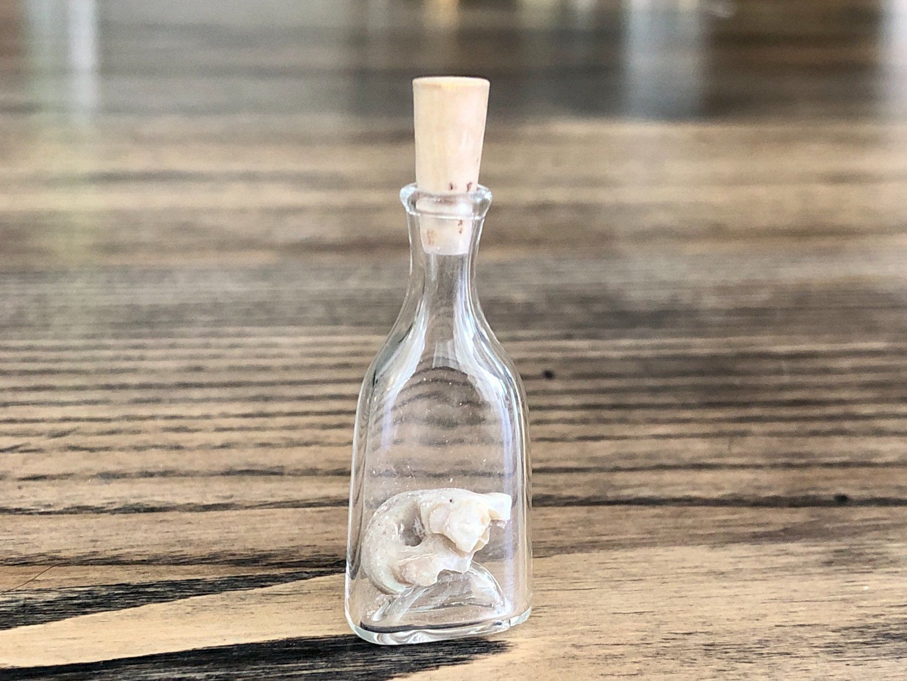 Altro in Stoviglie & Bicchieri: Vintage Glücksbringer Mini Flasche mit Glücksstein – Usato da Berg am Irchel venduto da Zweiti_Chance
