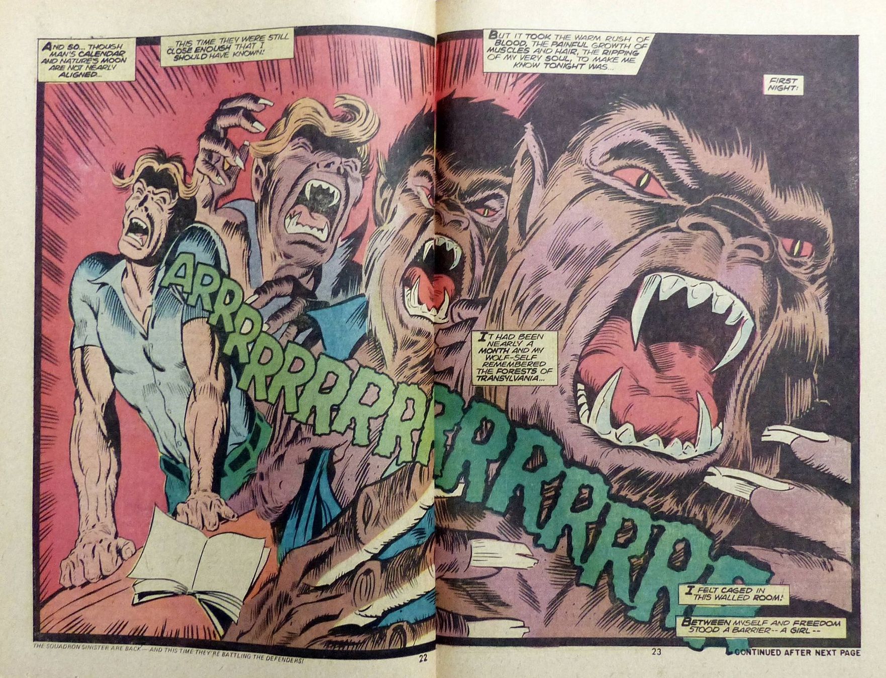 Fumetti: WEREWOLF BY NIGHT #17 VS THE BEHEMOTH MARVEL 1974 – Usato da Lugano venduto da YouWantUS 2