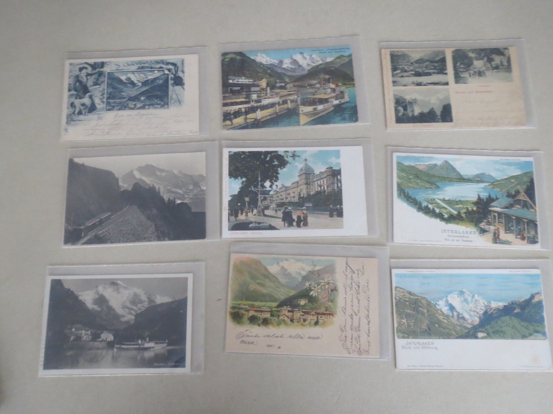 Cartoline postali: Interlaken, etwa 450 alte Ansichtskarten – Usato da Tagelswangen venduto da Miski 3